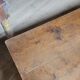 Antique solid oak bistro restaurant table, 1900s -1m53