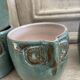 Set 6 vintage ceramic owl mugs