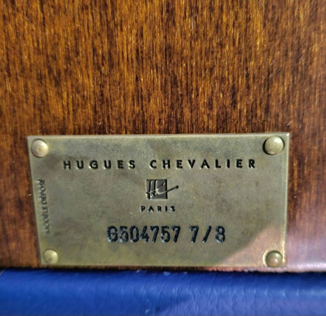 4 x Hugues Chevalier conference Ying Bridge chair / leather