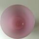 Beautiful pink opaline glass footed vase