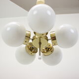 Space Age Chandelier Sputnik by Elektroinstala Decin, 1970s