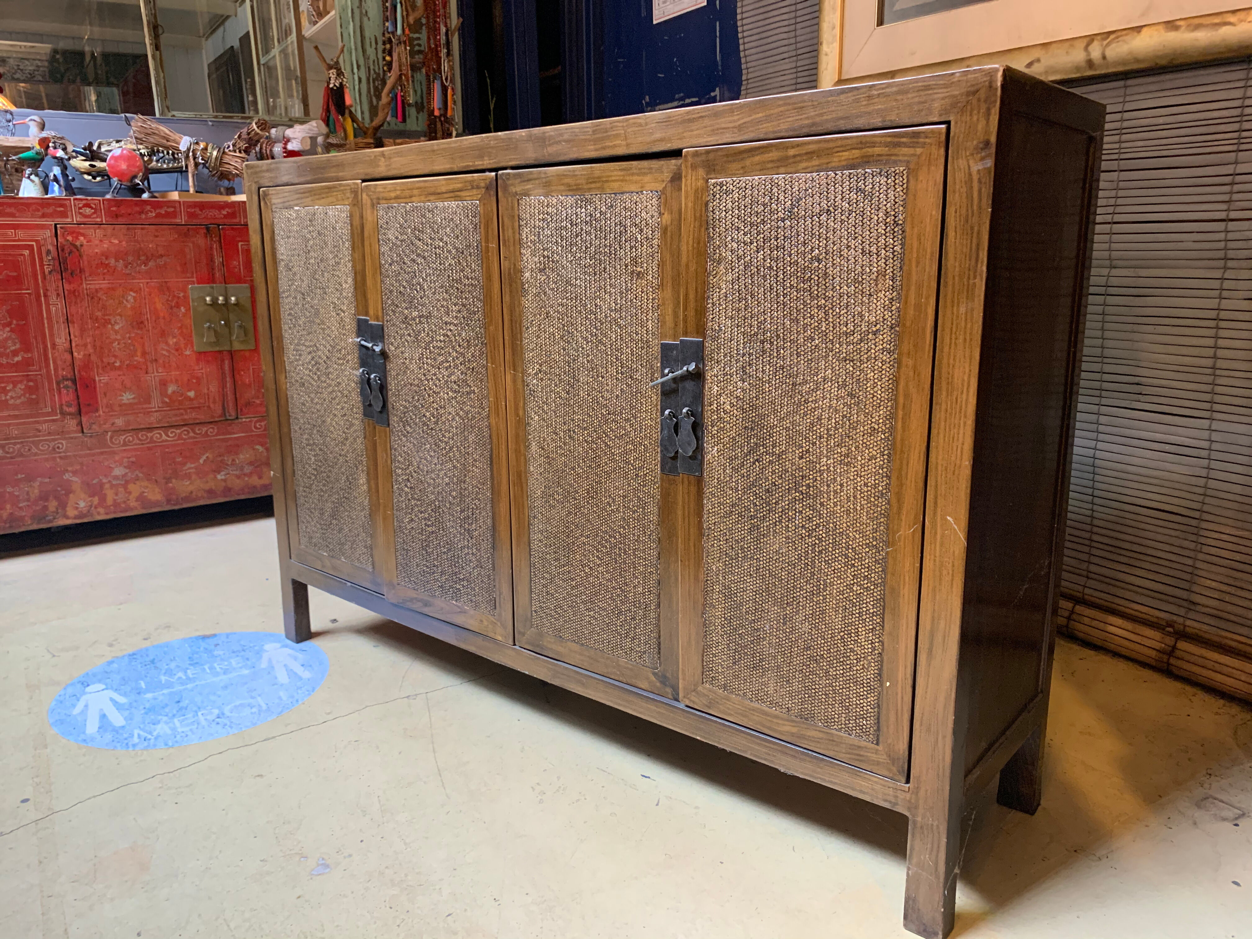 Indonesian bamboo woven buffet