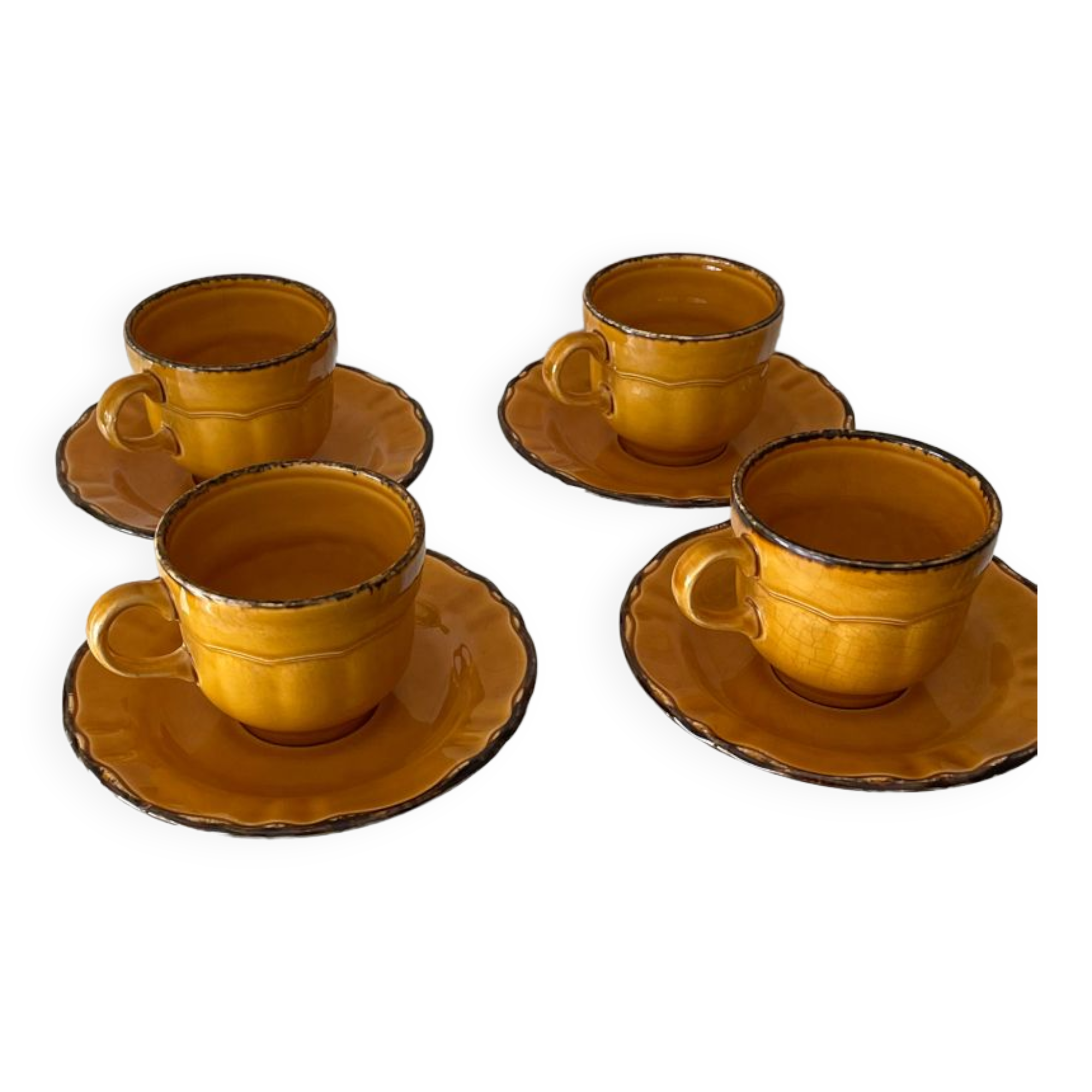 Pagnossin mustard yellow coffee cup