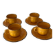 Pagnossin mustard yellow coffee cup