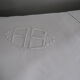 white métis pillowcases embroidered monogram A S