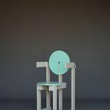 Rare pair of 'Plakhout' Side Chairs by Henk Lampe. 1979