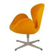 Fauteuil Swan Modèle 3320 jaune par Arne Jacobsen pour Fritz Hansen