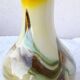 Vase en verre multicolore