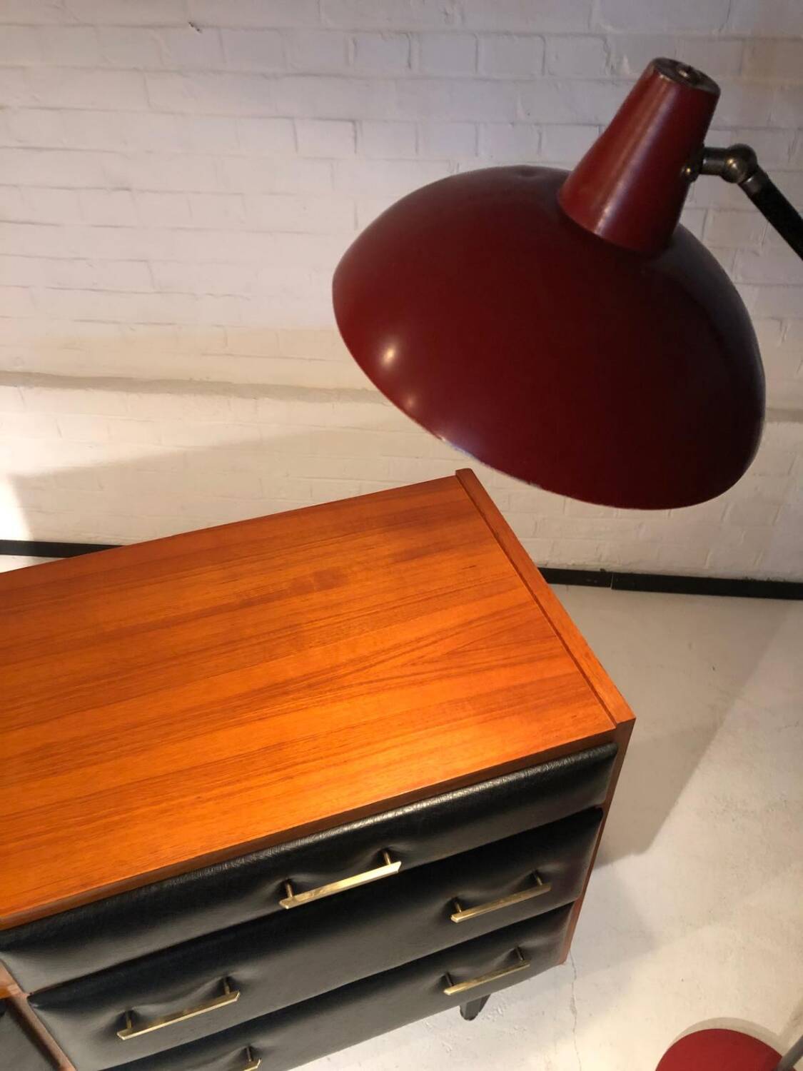 vintage teak dressing table