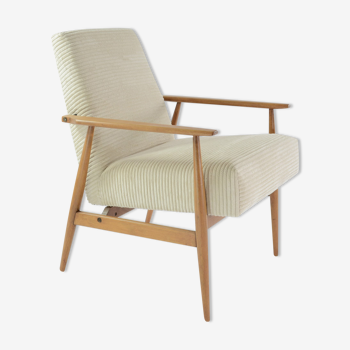 Fox velvet chair with cream side
