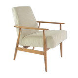 Fox velvet chair with cream side