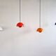 Orange Flowerpot pendant lamp by Verner Panton for Louis Poulsen, Denmark 1