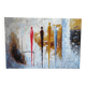 Tableau contemporain abstrait "Stades d'achèvement"