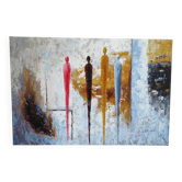 Contemporary abstract painting "Stages of Completion"