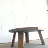 Coffee table in vintage oak