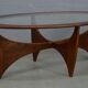 1960s oval Astro coffee table by G Plan