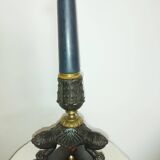 Pied de lampe ancienne à patte de lion - Epoque  Restauration - Empire