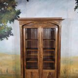 Petite bibliothèque empire en acajou