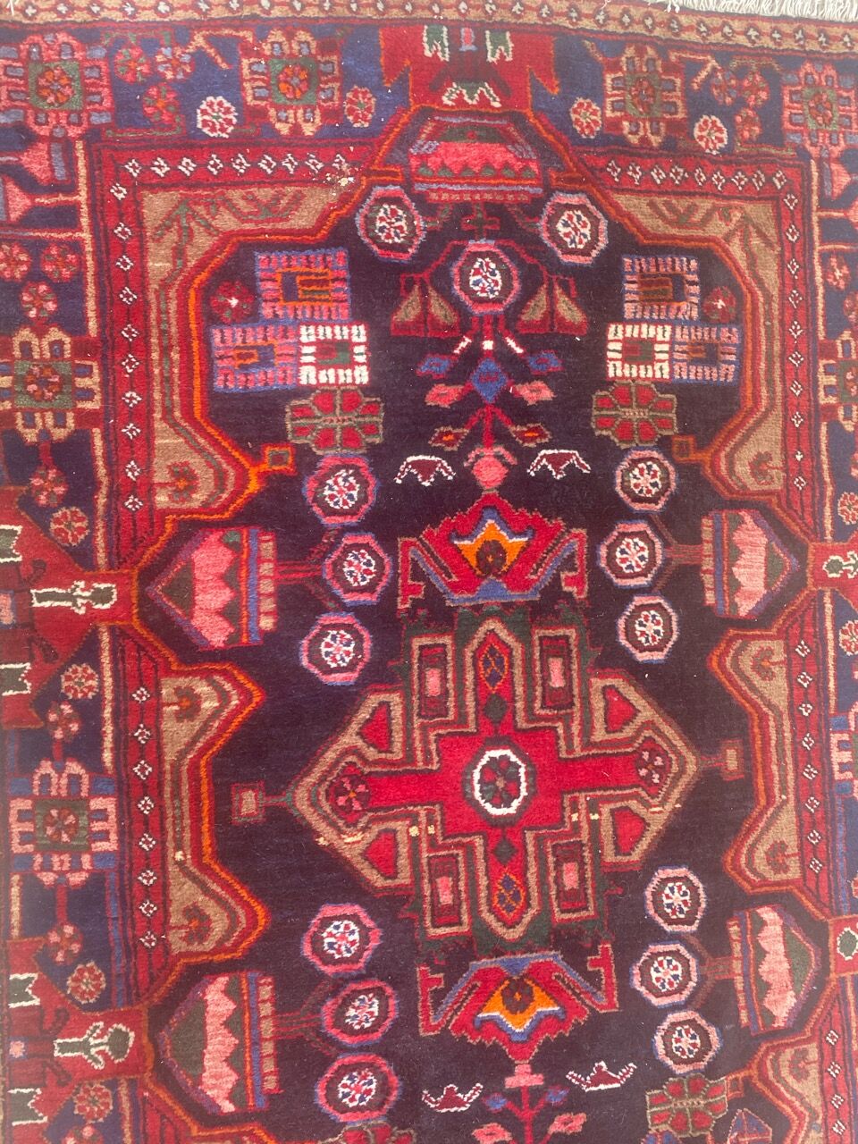 Persian carpet hamadan handmade 110x530