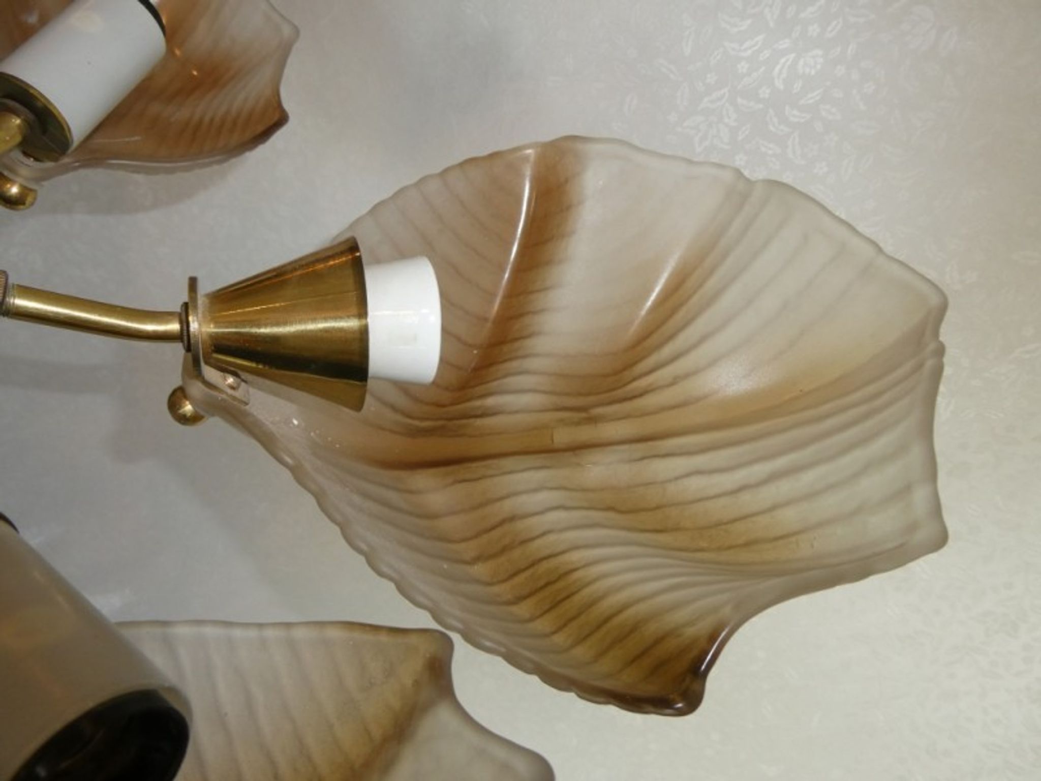Lustre vintage de coquille