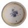 White porcelain pie dish blue and gold décor