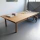 Large oak coffee table