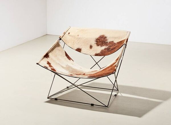 Fauteuil lounge papillon F675 de Pierre Paulin, 1ère édition, pour Artifort, 1963