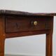 Beautiful antique French dining table with perfect dimensions and handy hooks