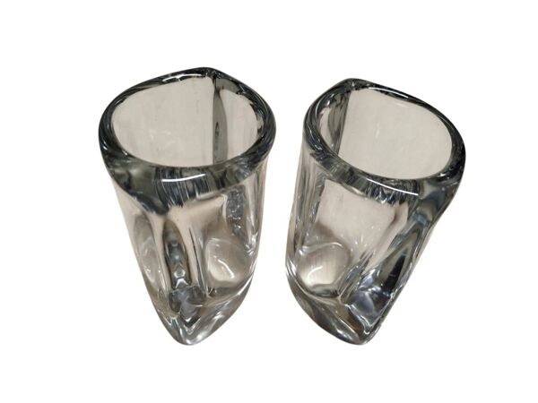 Lot de 2 vase Cristal de Vannes