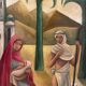 Orientalist painting signed Sergeff, 20th century