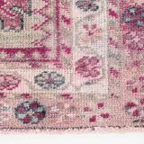 Soft & Dusty Pink Vintage Runner Rug, 78x360Cm