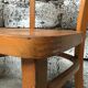 Pair of wooden chairs Thonet vintage bistro 1950