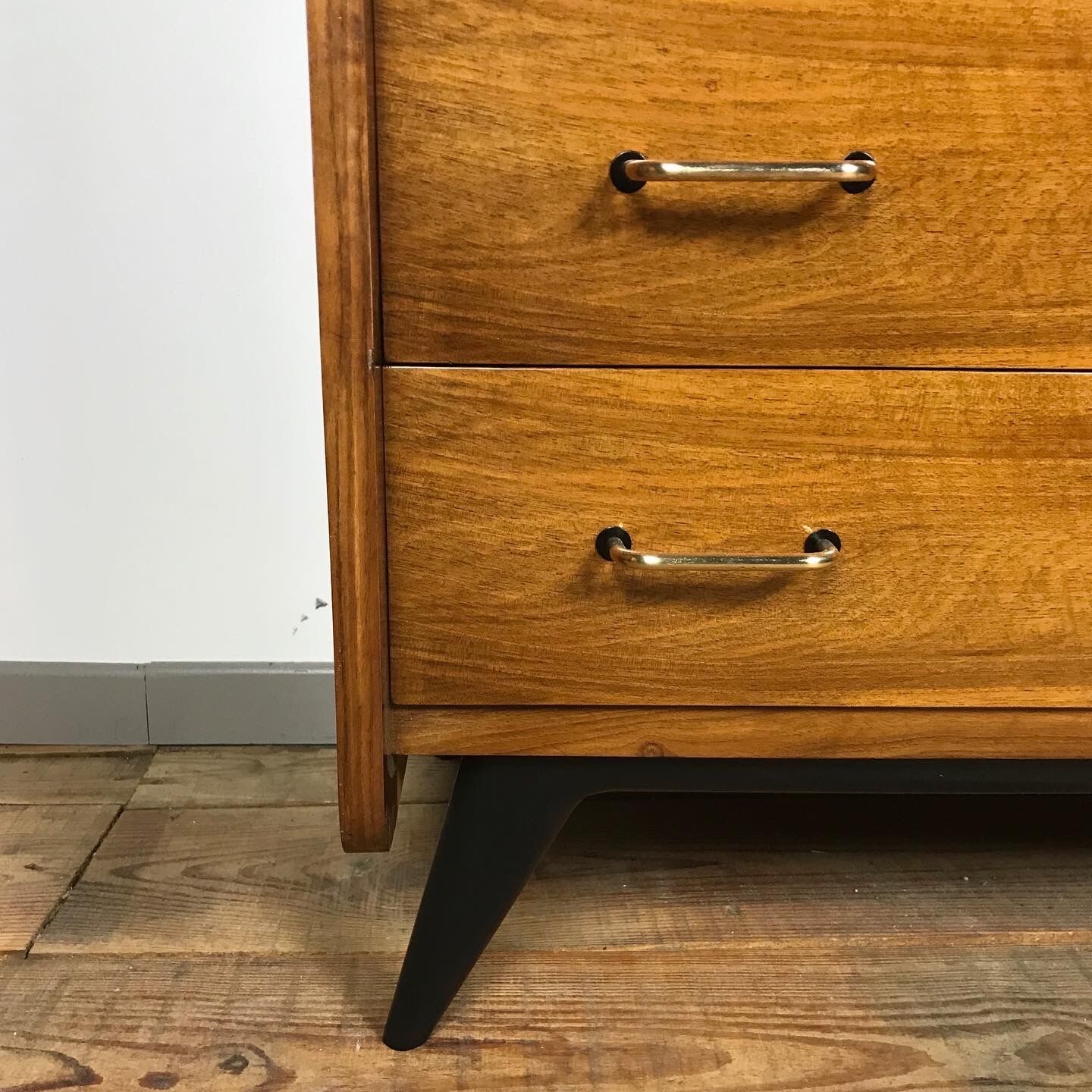 Vintage walnut dresser