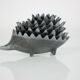 Mid-century metal ashtray in the shape of a hedgehog, 1960