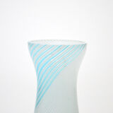 Vase en verre de Murano 'Mezza Filigrana' Par Dino Martens Pour Aureliano Toso