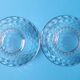Set of 2 Vintage Bubble Glass Dessert Bowls Kim / Indonesia