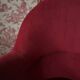 Napoleon III crapaud armchair in deep burgundy velvet