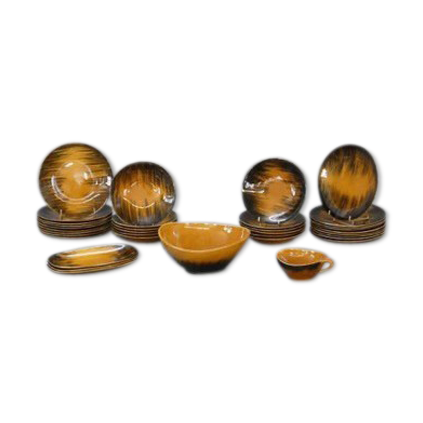 Accolay ceramic set 54 pieces 1960