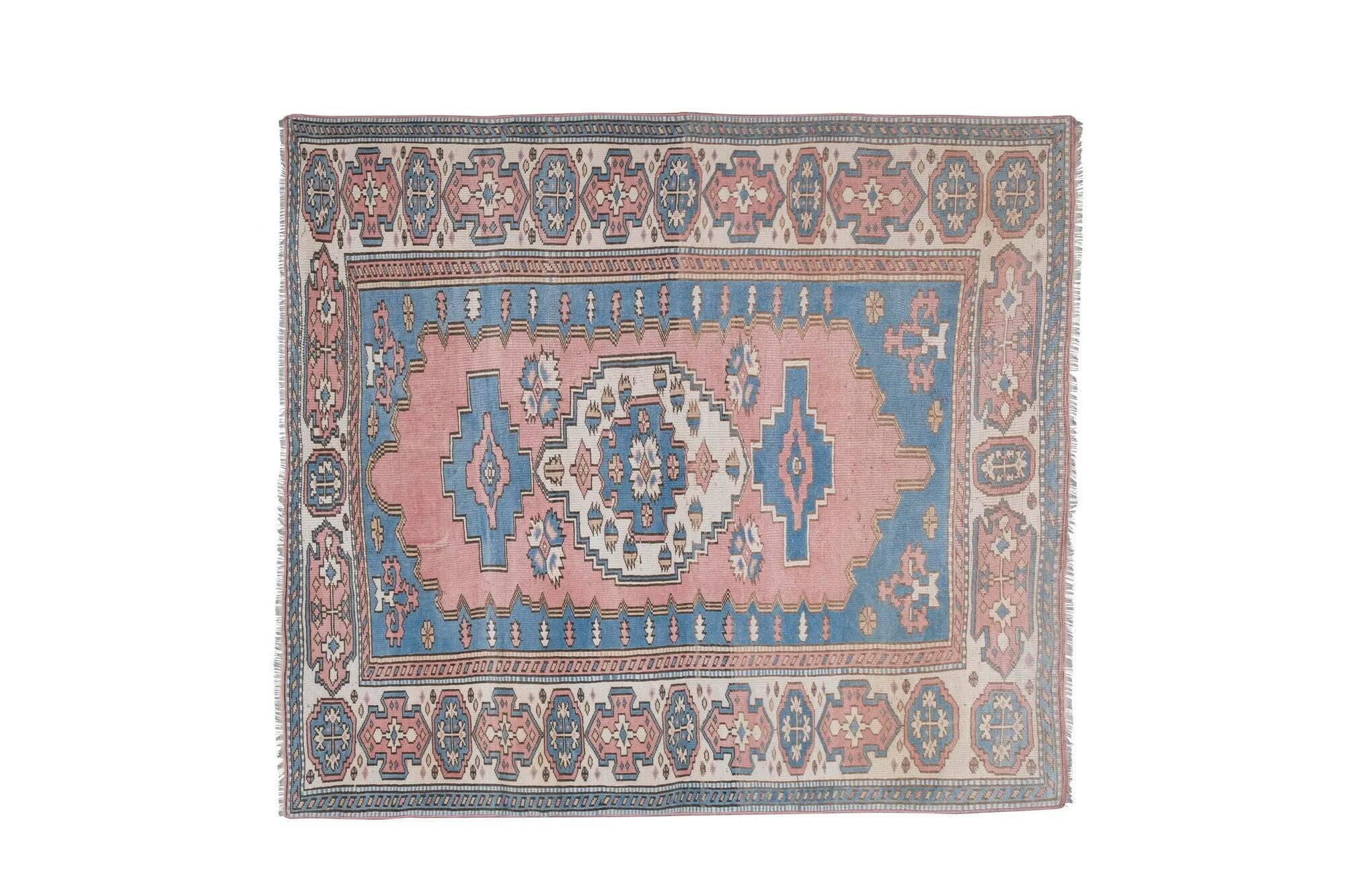 Tapis turc vintage fait main 180x200 cm