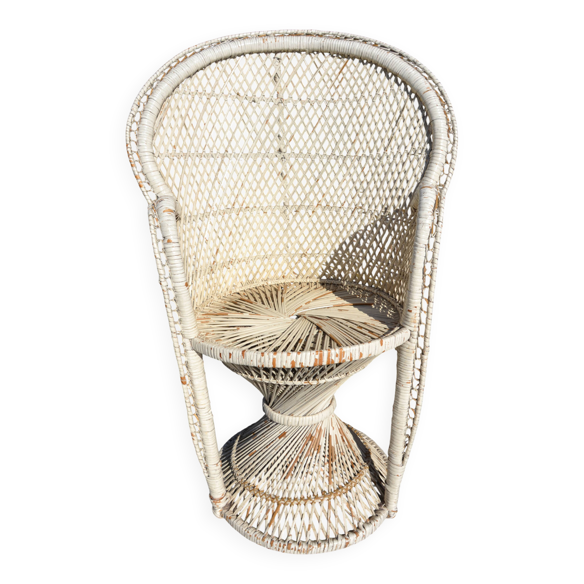 Chaise Emmanuelle en rotin enfant