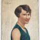 Portrait of a woman, signed Debiesse dated 1928