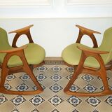 1/2 Chair Rocking chair Danish Aage Christiansen for Erhardsen & Andersen