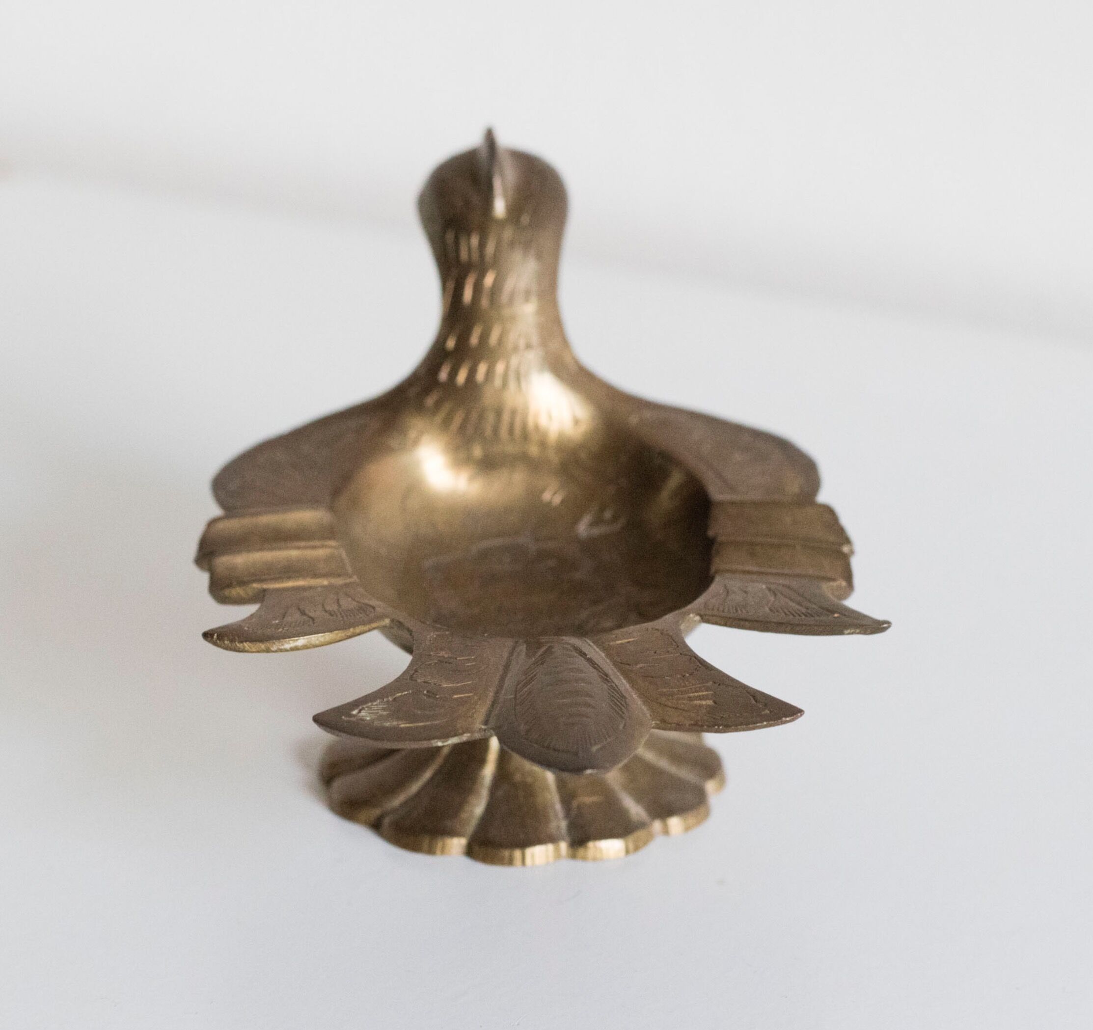 Empty pocket / old brass ashtray