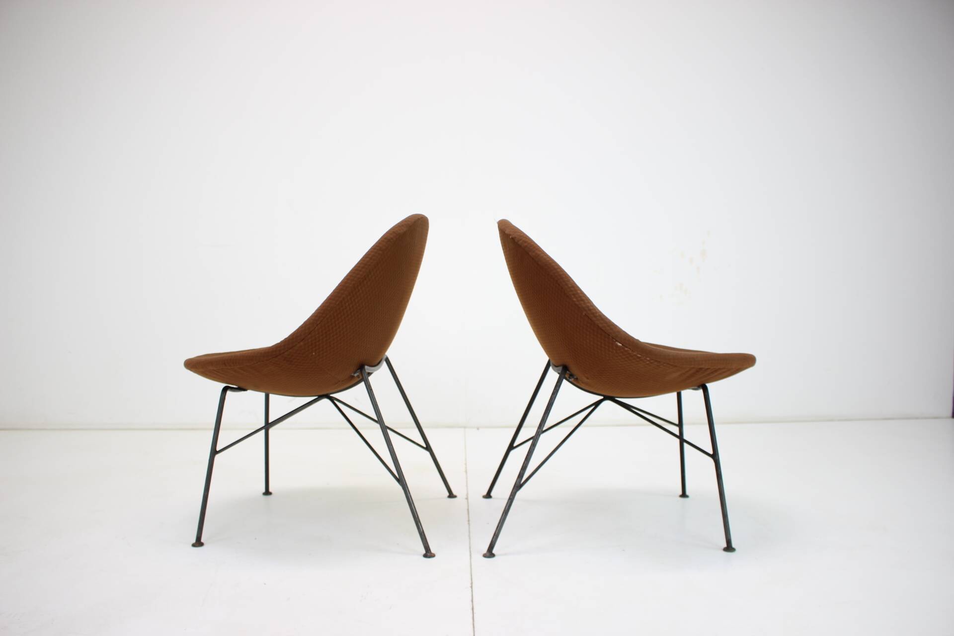 Chaise Shell des années 1970, Set de 2