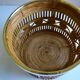 Bamboo and brass basket circa 1960 italy