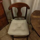 Set of 4 solid beech wood chairs