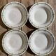Set of 4 deep plates Creil and Montéreau