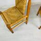 Wood and rope chair