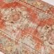 Red & Cream Vintage Runner Rug, 86x265Cm