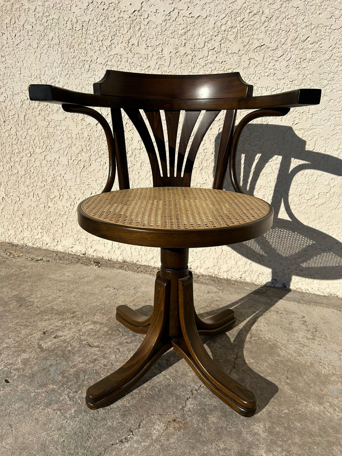 Swivel vintage armchair